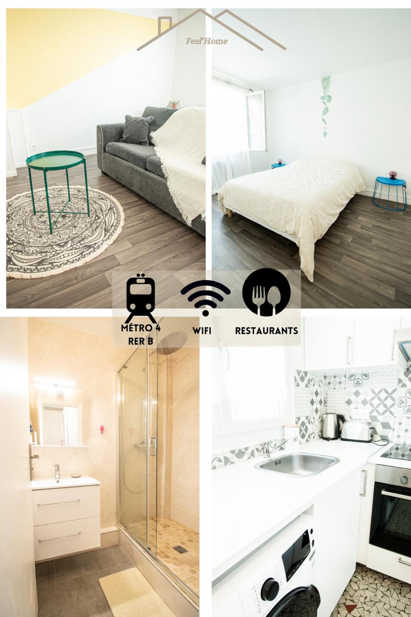Ideal Acces Aux Portes De Paris 卡尚 外观 照片